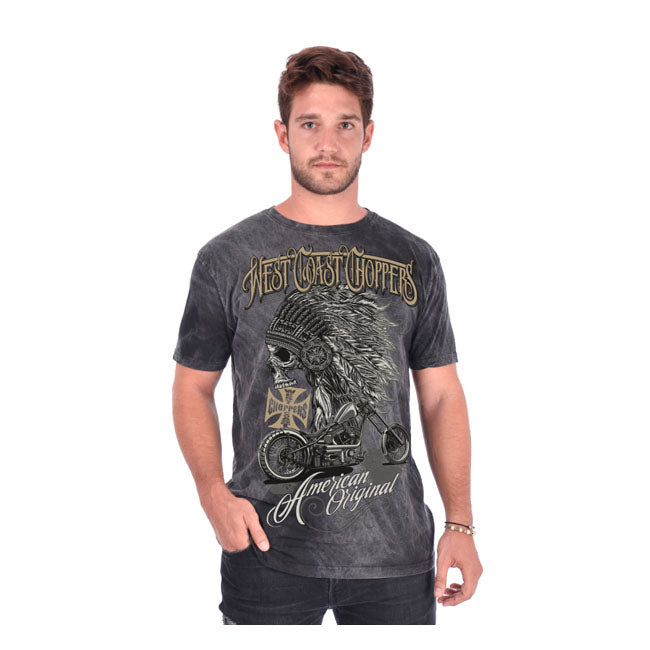 West Coast Choppers Chief T-Shirt Dark / Grey