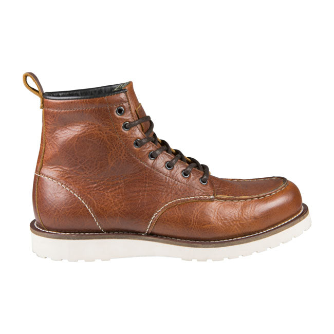 John Doe Rambler Riding Boots Cognac CE Approved - FREE UK Shipping, FREE 365 Day Returns | Moto Central