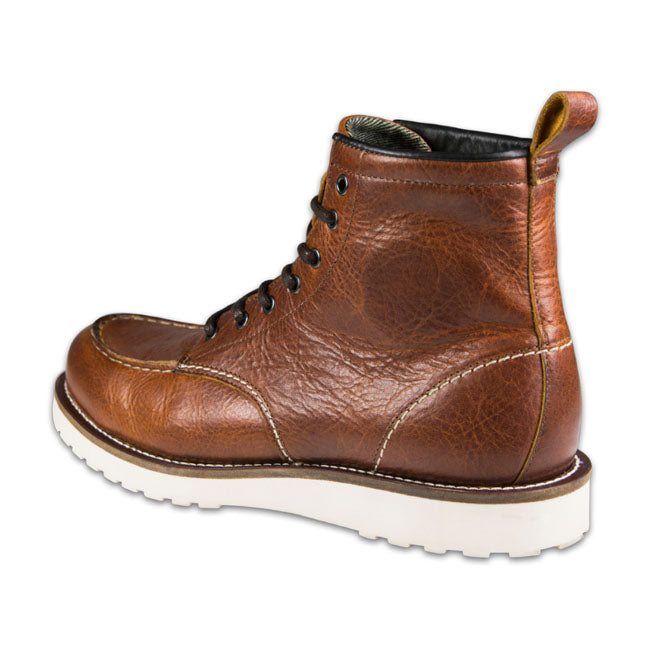 John Doe Rambler Riding Boots Cognac CE Approved - FREE UK Shipping, FREE 365 Day Returns | Moto Central