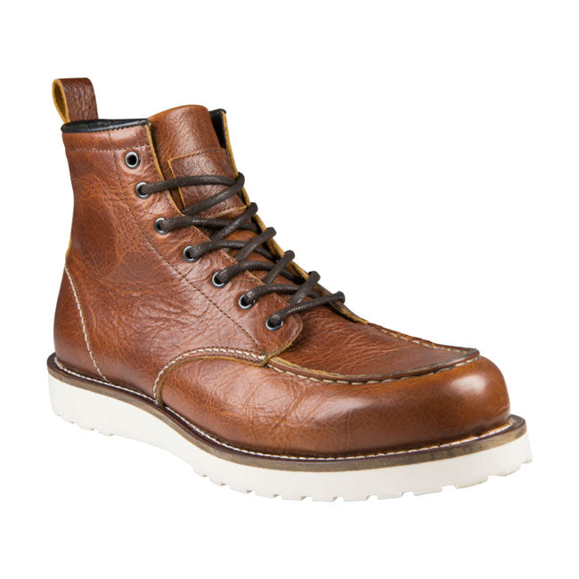 John Doe Rambler Riding Boots Cognac CE Approved - FREE UK Shipping, FREE 365 Day Returns | Moto Central