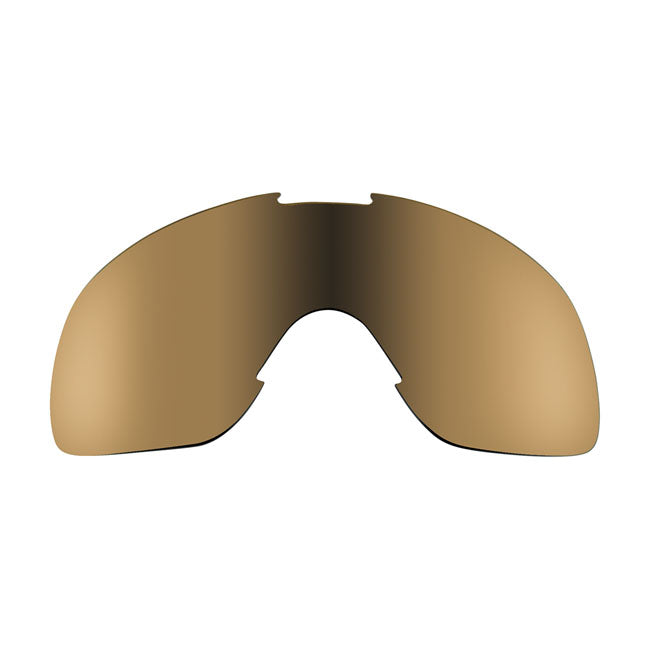 Biltwell Overland Goggles Lens Gold Mirror Brown