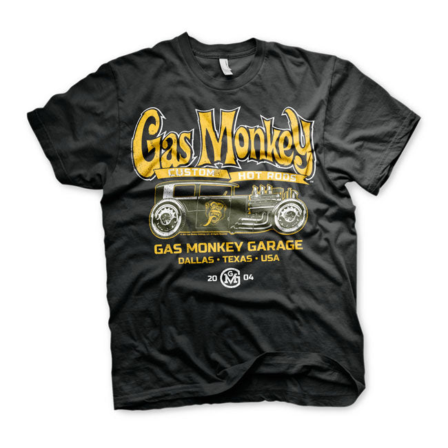 Gas Monkeys Garage Green Hot Rod T-Shirt