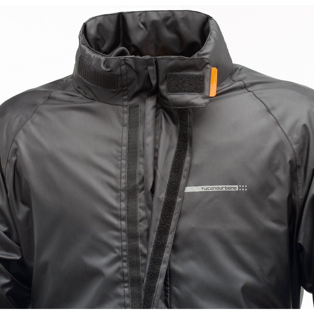 Tucano Urbano Diluvio Day Hydroscud Rain Jacket Black - FREE UK Shipping, FREE 365 Day Returns | Moto Central