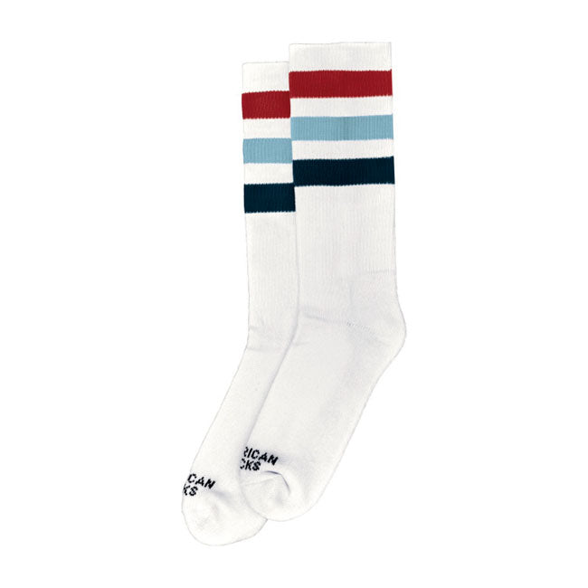 American Socks Mid High Mcfly Socks Triple Color Striped