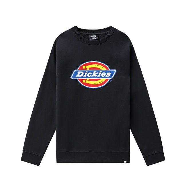 Dickies Icon Logo Sweatshirt Black - FREE UK Shipping, FREE 365 Day Returns | Moto Central