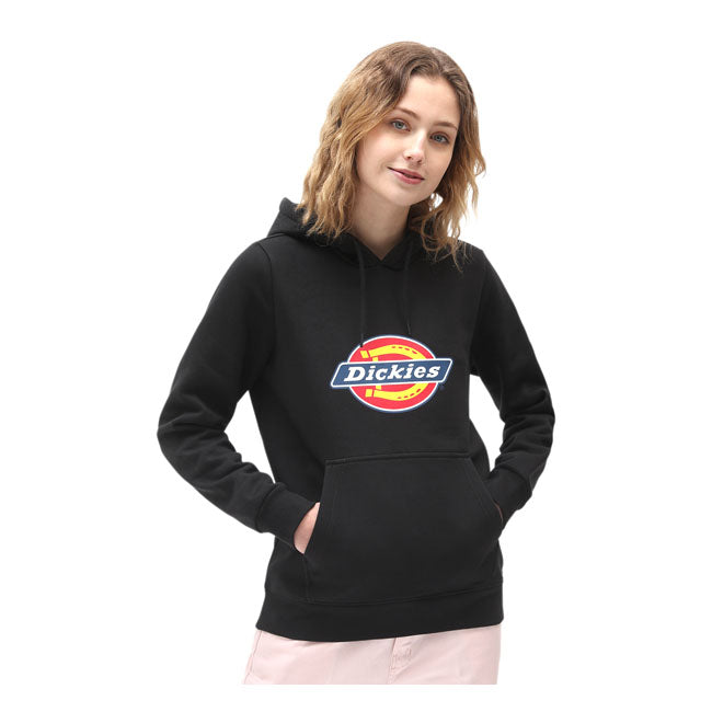 Dickies Icon Logo Ladies Hoodie Black