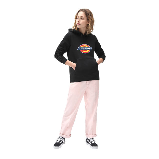 Dickies Icon Logo Ladies Hoodie Black