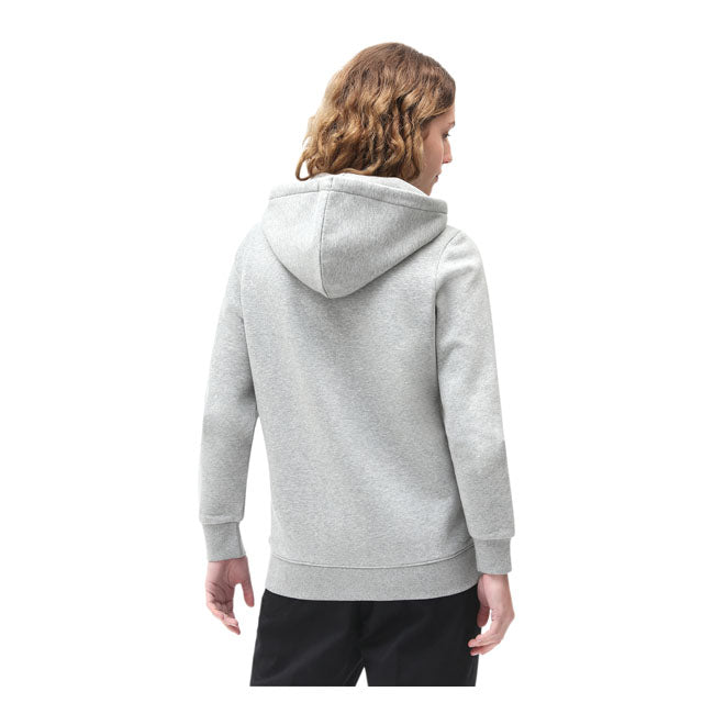 Dickies Icon Logo Ladies Hoodie Grey Melange