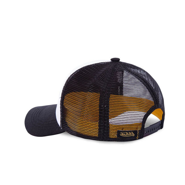 Von Dutch Eyes Cap Black / Yellow - FREE UK Shipping, FREE 365 Day Returns | Moto Central