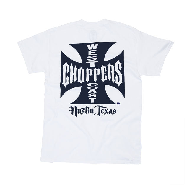 West Coast Choppers OG ATX T-Shirt White - FREE UK Shipping, FREE 365 Day Returns | Moto Central