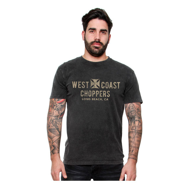 West Coast Choppers Eagle Vintage T-Shirt Black