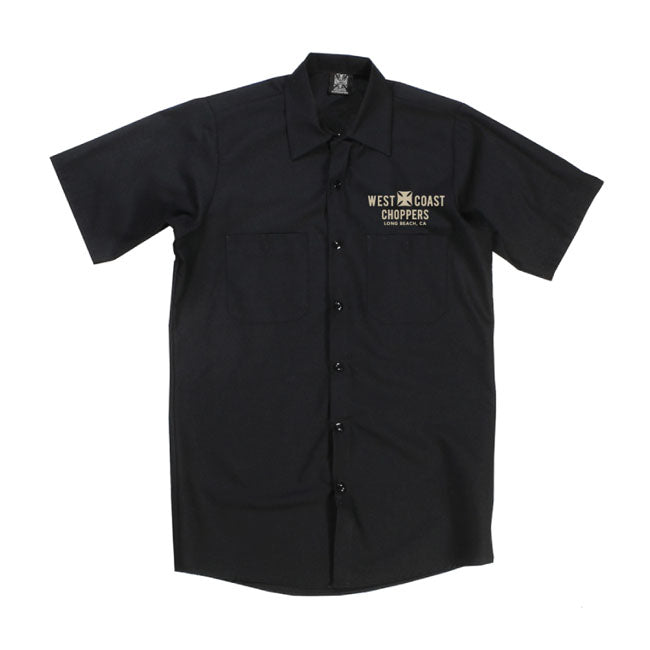 West Coast Choppers Eagle Workshirt Black - FREE UK Shipping, FREE 365 Day Returns | Moto Central