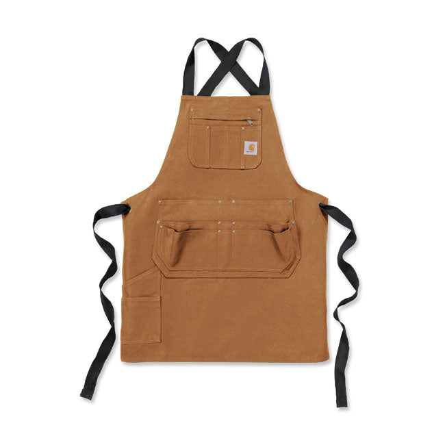 Carhartt Duck Apron Carhartt Brown - FREE UK Shipping, FREE 365 Day Returns | Moto Central