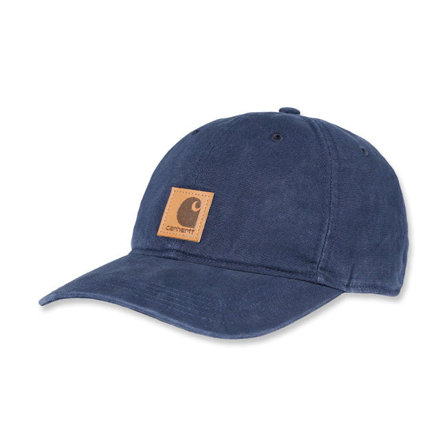 Carhartt Odessa Canvas Cap Navy  - FREE UK Delivery - Moto Central