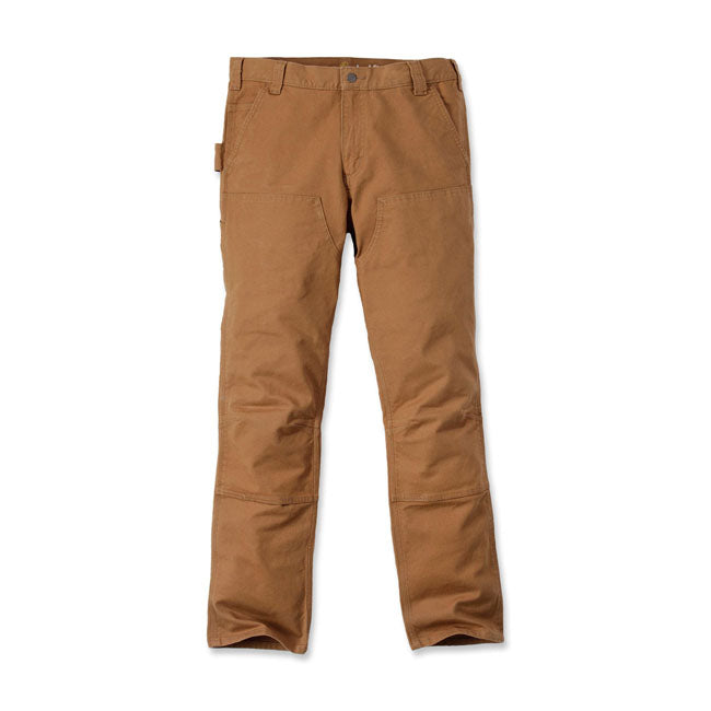 Carhartt Work Trouser Stretch Duck Double Front Carhartt Brown - FREE UK Shipping, FREE 365 Day Returns | Moto Central