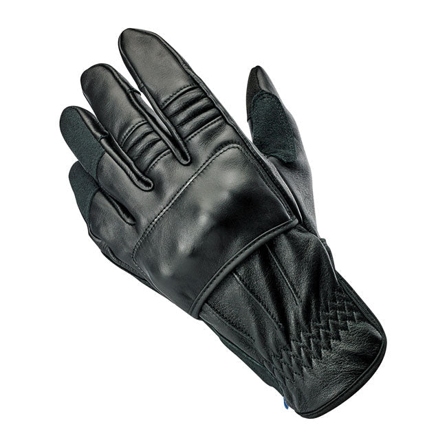 Biltwell Belden Gloves Black CE Approved - FREE UK Shipping, FREE 365 Day Returns | Moto Central