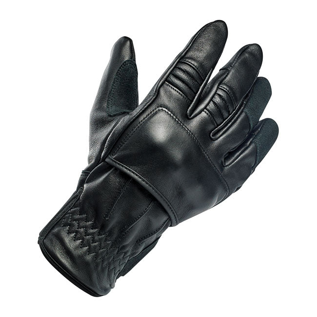 Biltwell Belden Gloves Black CE Approved - FREE UK Shipping, FREE 365 Day Returns | Moto Central