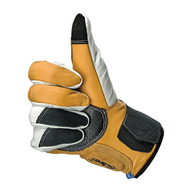 Biltwell Belden Gloves Cement CE Approved - FREE UK Shipping, FREE 365 Day Returns | Moto Central