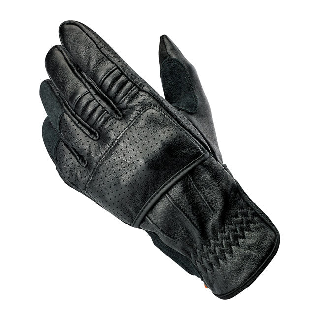 Biltwell Borrego Gloves Black CE Approved - FREE UK Shipping, FREE 365 Day Returns | Moto Central