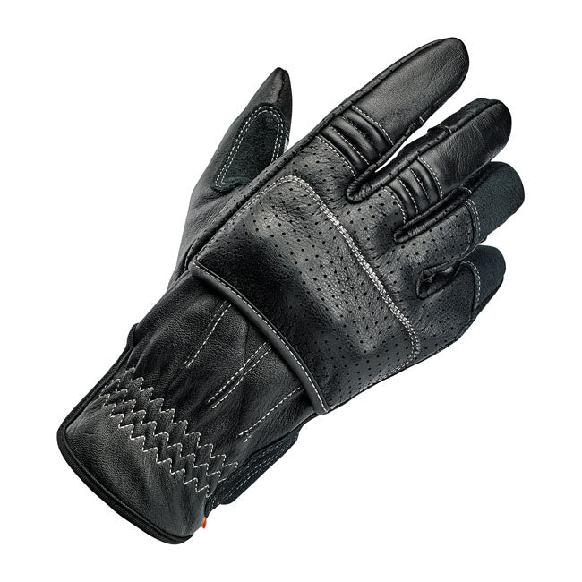 Biltwell Borrego Gloves Black / Cement CE Approved - FREE UK Shipping, FREE 365 Day Returns | Moto Central