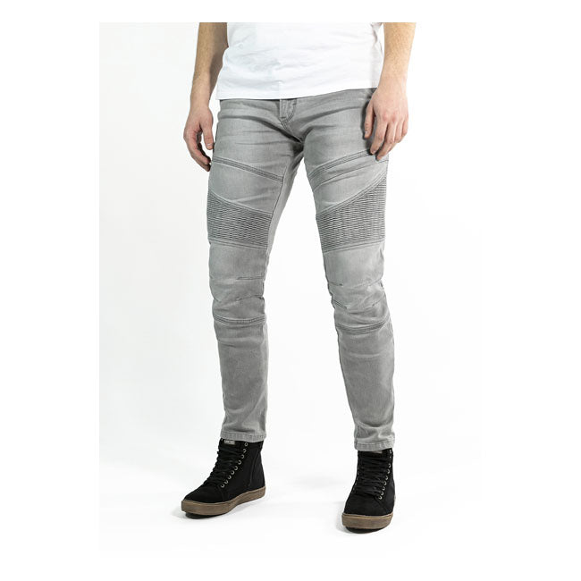 John Doe XTM Rebel Jeans Light Grey CE Approved