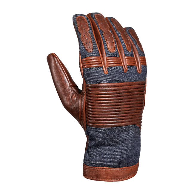 John Doe Durango Gloves Brown / Jeans CE Approved  - FREE UK Shipping, FREE 365 Day Returns | Moto Central