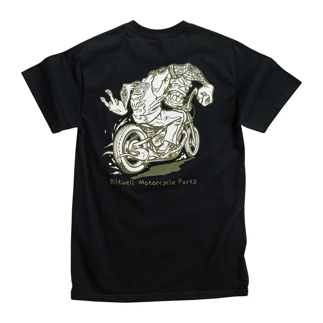 Biltwell El Diablo Run T-Shirt Black