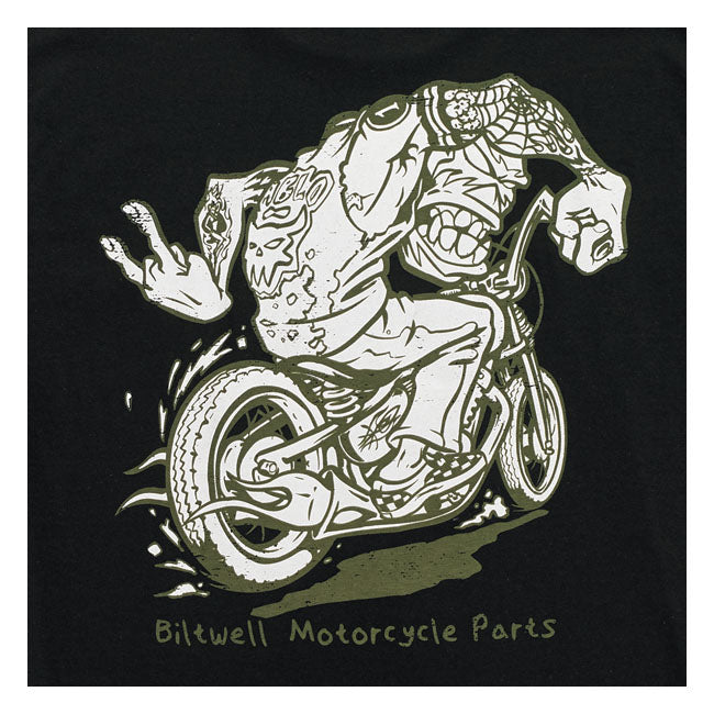 Biltwell El Diablo Run T-Shirt Black