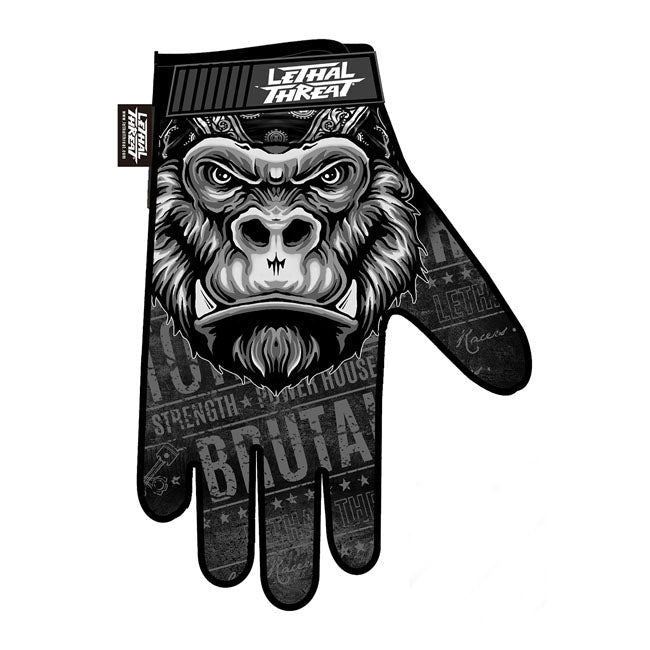 Lethal Threat Gorilla Gloves Black - FREE UK Shipping, FREE 365 Day Returns | Moto Central