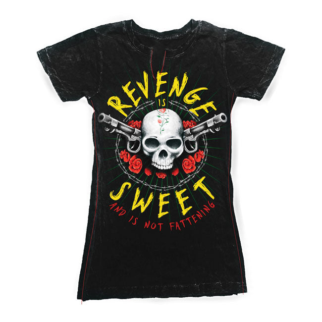 Lethal Threat Revenge Ladies T-Shirt Black