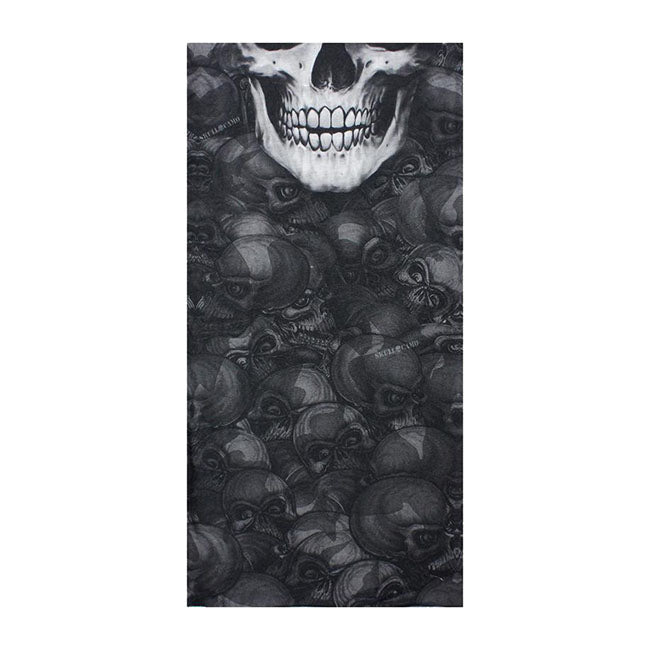 Lethal Threat Black Skull Tubular Mask Bandana - FREE UK Shipping, FREE 365 Day Returns | Moto Central