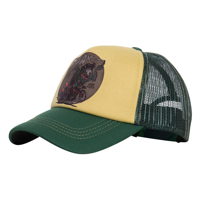 King Kerosin Classic Trucker Cap Freak Yellow / Green