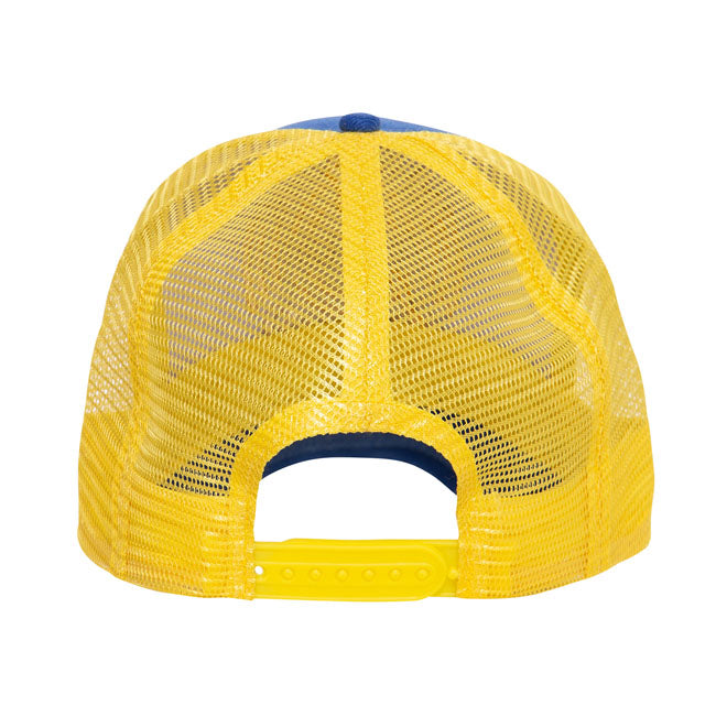 King Kerosin Trucker Cap Fire Up Blue / Yellow