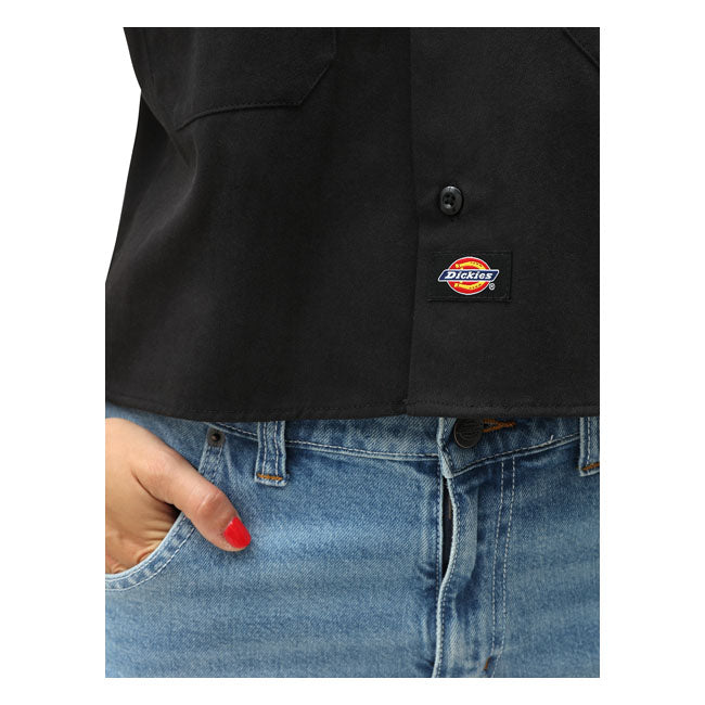 Dickies Short Sleeves Ladies Work Shirt Black