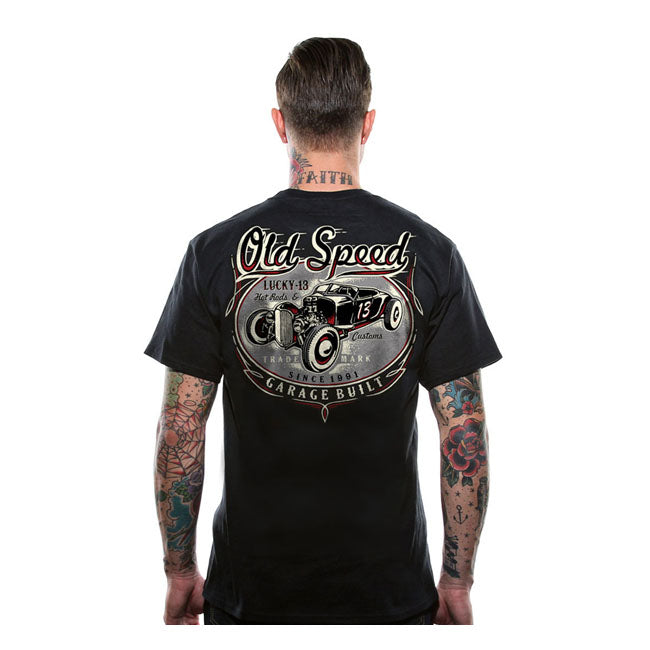 Lucky 13 Old Custom T-Shirt Black