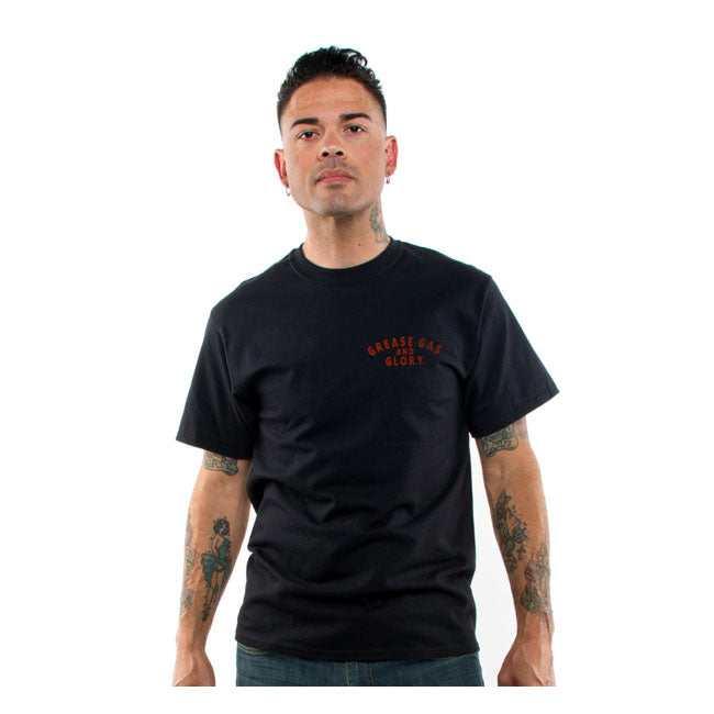 Lucky 13 Greasy Devil T-Shirt Black