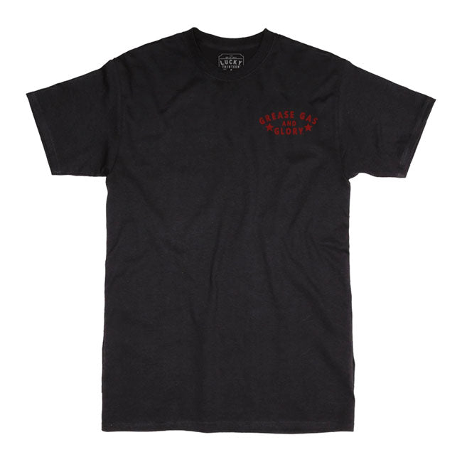 Lucky 13 Greasy Devil T-Shirt Black