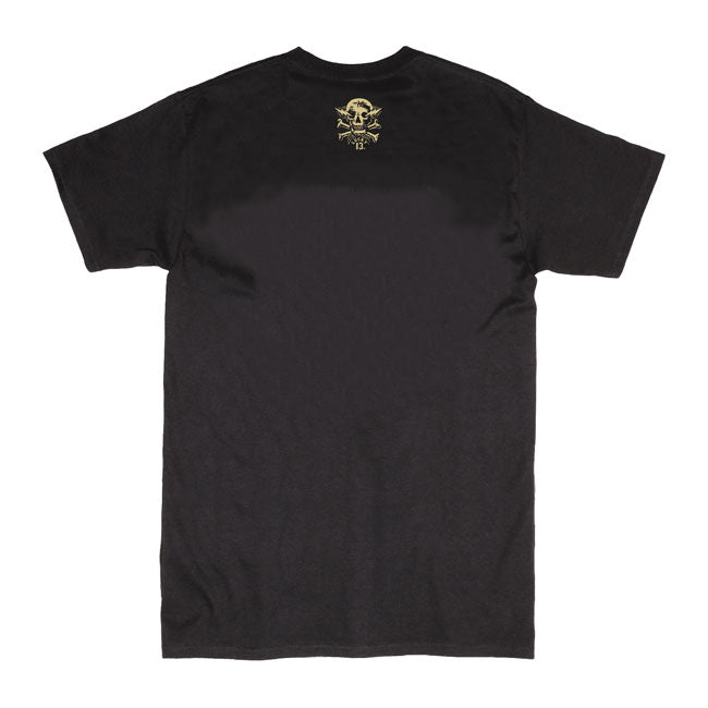 Lucky 13 Caffeine & Gasoline T-Shirt Black