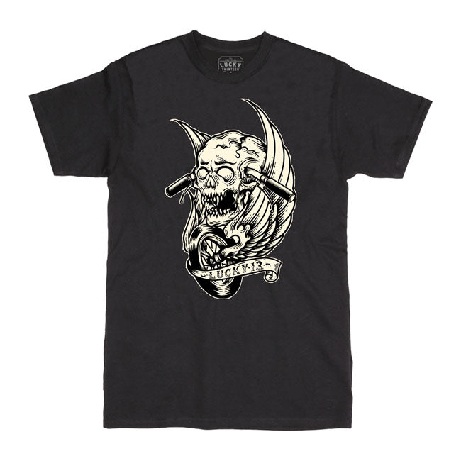 Lucky 13 Grudge T-Shirt Black