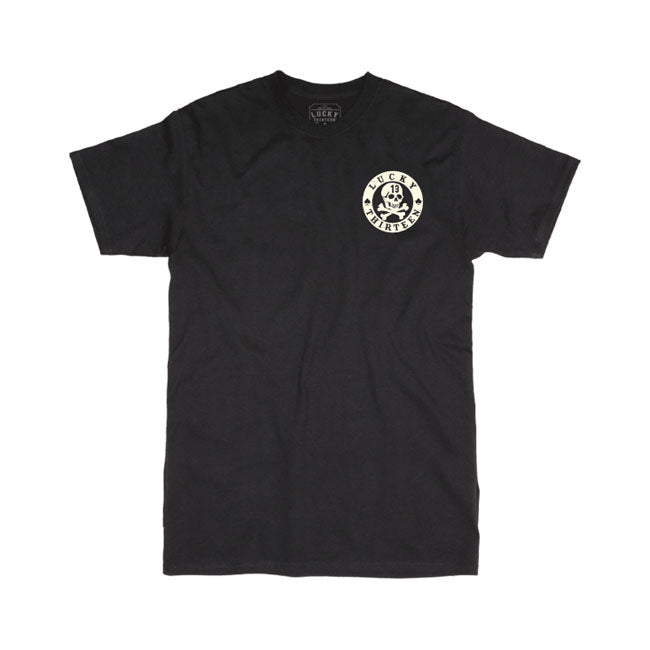 Lucky 13 Dead Head T-Shirt Black