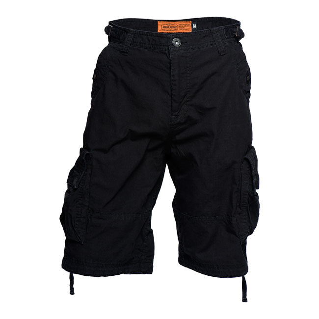 West Coast Choppers Caine Ripstop Cargo Shorts Black - FREE UK Shipping, FREE 365 Day Returns | Moto Central