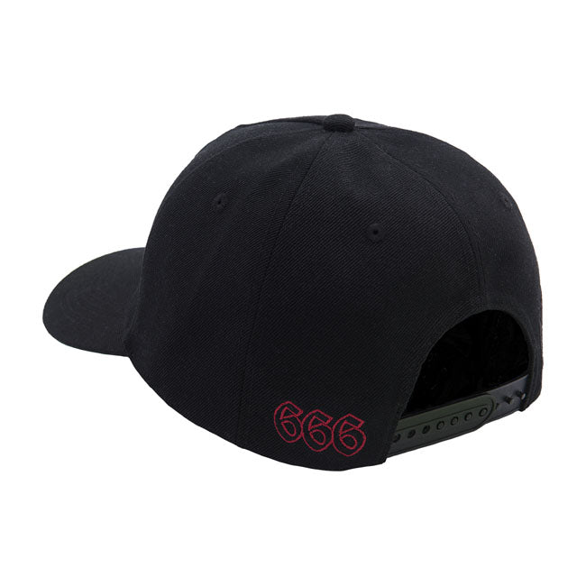 West Coast Choppers OG Classic Round Bill Cap Black / Red