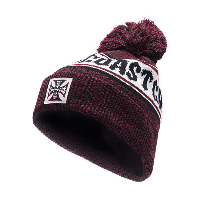 West Coast Choppers Hockey Beanie Red / Black / White