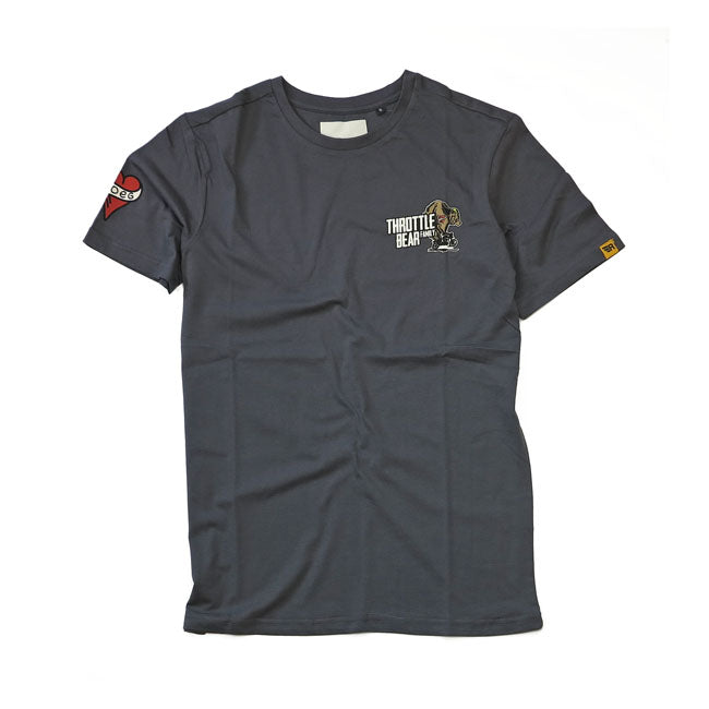 Roeg Throttle Bear Tee Grey