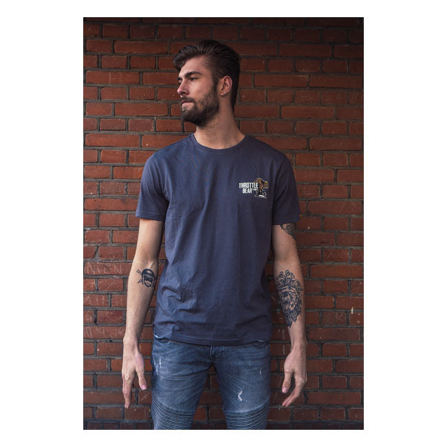 Roeg Throttle Bear Tee Grey