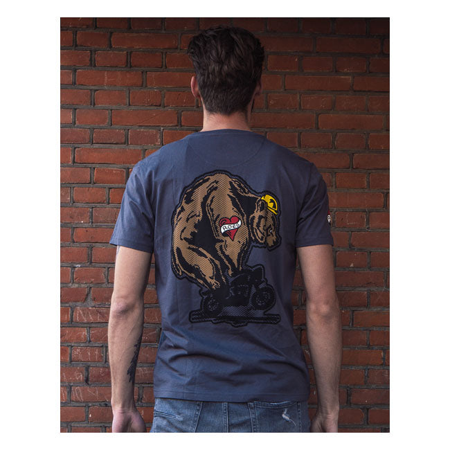 Roeg Throttle Bear Tee Grey