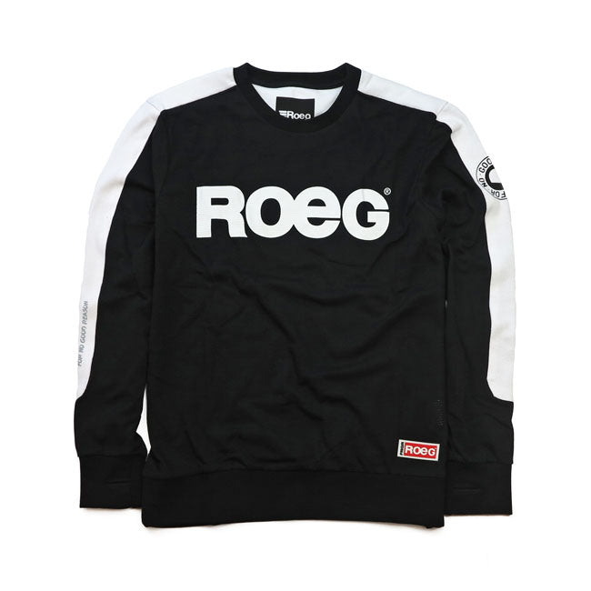 Roeg Randy Sweat Jersey Black / White - FREE UK Shipping, FREE 365 Day Returns | Moto Central