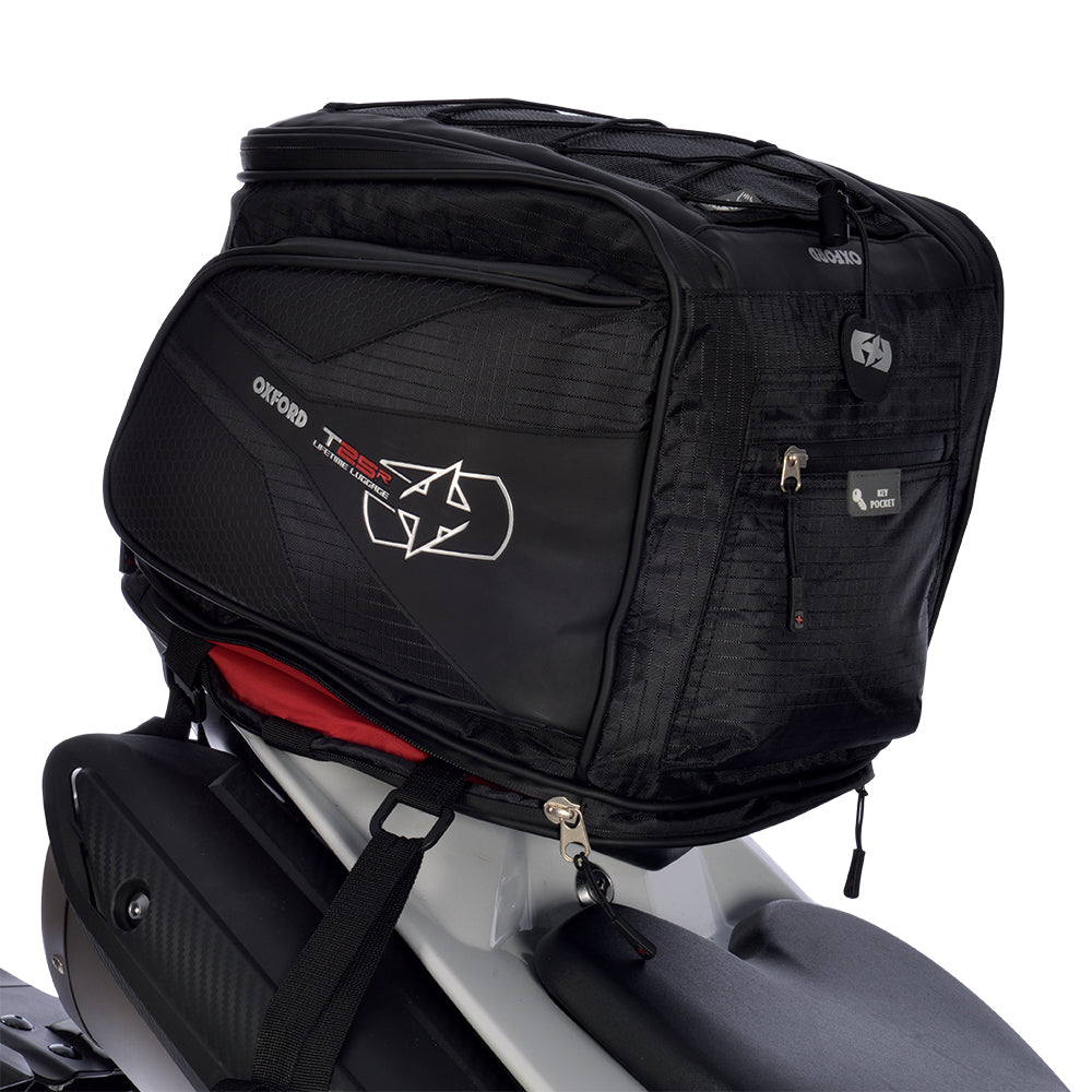 Oxford T25R Tail Bag Black - 25 Litres