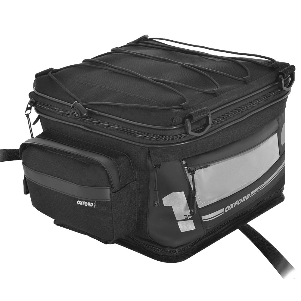 Oxford F1 Large Tail Bag Black - 35 Litres