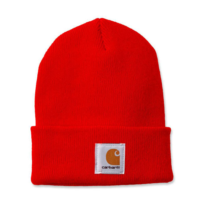 Carhartt Rib Knit Beanie Watch Brite Orange